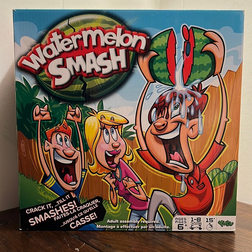 Watermelon Smash Game for ages 6+ (1 to 8 players).